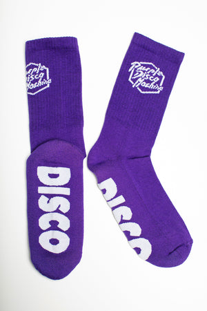
                  
                    Purple Disco Machine Socks
                  
                